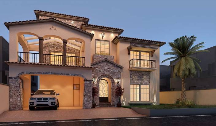 MAVEN JN Villa Exterior Night